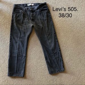 Levi’s 505 Straight Fit Jeans 38x30 Authentic